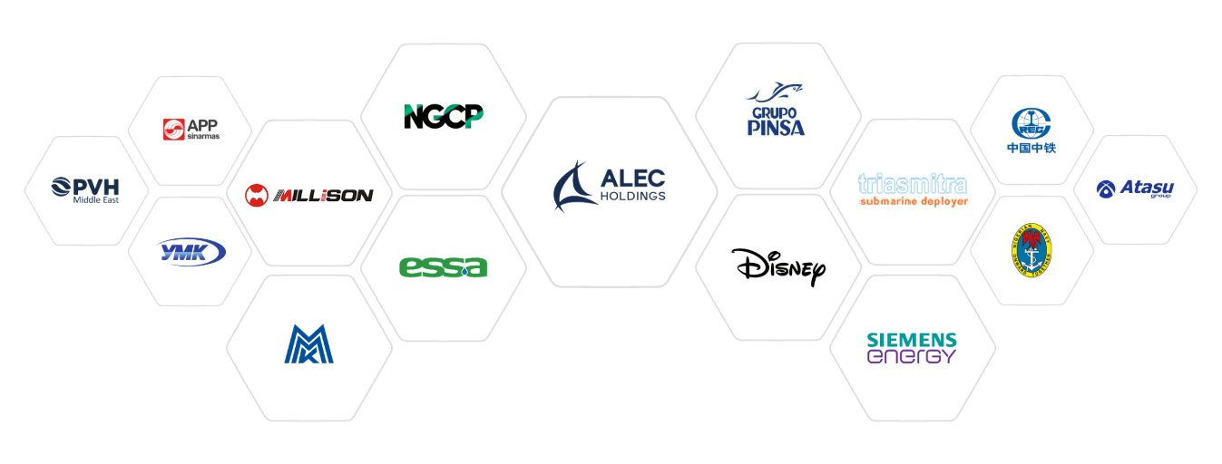 Nyboncrane trusted clients – PVH, APP Sinarmas, Millison, YMK, NGCP, Essa, ALEC Holdings, Grupo Pinsa, Triasmitra, Disney, Siemens Energy, 中国中铁, Atasu and more